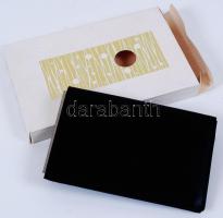 Kozak márkájú, több funkciós bőr notesztartó, újszerű állapotban, eredeti csomagolásban, 10×15 cm