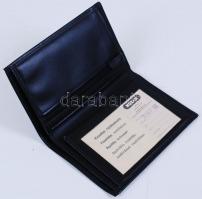 Kozak márkájú, több funkciós bőr notesztartó, újszerű állapotban, eredeti csomagolásban, 10×15 cm