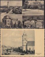 2 db régi, magyar képeslap: Békés és Berettyóújfalu