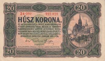 1920. 1K T:III + 1920. 20K T:I-,II