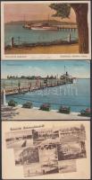 Balatonfüred - 3 db képeslap