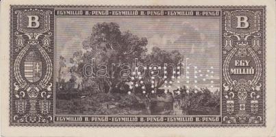 1946. 1.000.000MP színváltozat, nem eredeti "MINTA" perforációval T:II fo