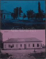 Maklár - 3 db régi városképes lap