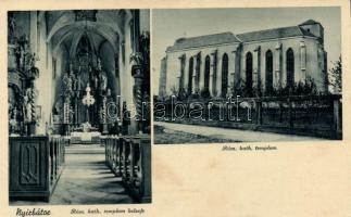 2 db régi magyar városképes lap: Nyíregyháza, Nyírbátor / 2 old Hungarian postcards