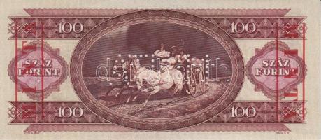 1993. 100Ft "MINTA" perforációval és felülnyomással "B 001 000601" T:I