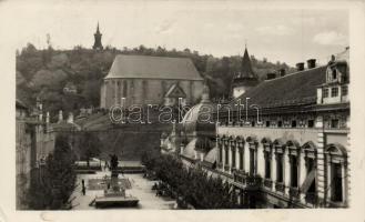 Miskolc - 2 db városképes lap: Szabadság- és Erzsébet tér