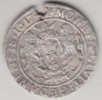 Lengyel Királyság / Gdansk 1617. Ort Ag "III. Zsigmond" (5.75g) T:3 kitörés
Poland / Gdans...
