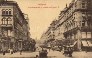 Budapest V. Kossuth Lajos utca - 2 db képeslap