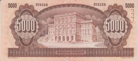 1995. 5000Ft "K" T:javított(II-,III)