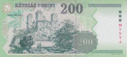 1998. 200Ft "FA 0000276" "MINTA" felülnyomással T:I