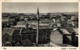 2 db régi, magyar képeslap: Eger, Diósgyör