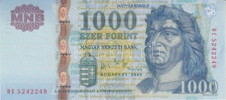 2006. 1000Ft (4x) "DB/DC/DD/DE" T:I