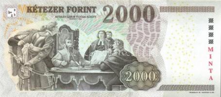 2008. 2000Ft "CA 0000186" MINTA felülnyomással T:I