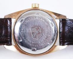 Lusina mechanikus svájci óra, új bőr szíjjal