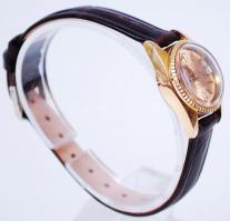 Oris Star mechanikus svájci óra, naptárral új bőr szíjjal, díszdobozban