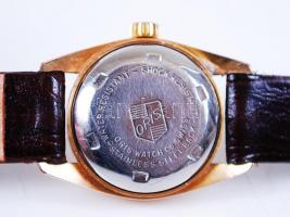 Oris Star mechanikus svájci óra, naptárral új bőr szíjjal, díszdobozban