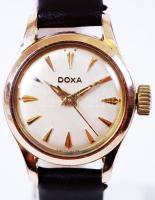 Doxa női mechanikus svájci óra, új bőr szíjjal