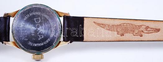 Doxa női mechanikus svájci óra, új bőr szíjjal