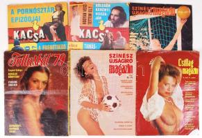 20 db pornó és szex újság az 1980-1990-es évekből
