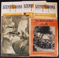 cca 1910-1945 Óriási háború előtti újság és folyóirat tétel számos érdekes képes újsággal. Tolnai Vi...