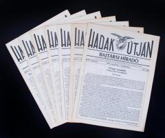 1989-1992 Hadak útján, Pannon front, Hunnia hírek Modern jobboldali radikális és szélsőjobb lapok 14...