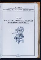 1930 Gamma finommechanikai gépek és készülékek gyára képes katalógus