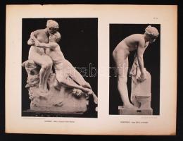 cca 1900 Építészet és művészet Európában 63 tábla szobrok és épületek képeivel. Librarie d'Art,...