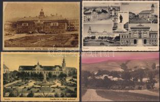 5 db régi magyar városképes lap: Szekszárd (2), Szentes (2), Szúcs (1) / 5 old Hungarian postcards