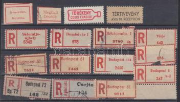 16 db magyar, javarészt "R"- ragjegy stecklapon