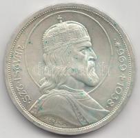 1938. 5P Ag "Szent István" T:2