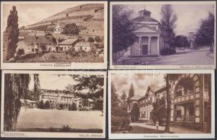 7 db régi magyar városképes lap: Balatonaliga (1), Balatonföldvár (1), Balatonkenese (1), Badacsony (1), Balatonfüred (3) / 7 old Hungarian postcards