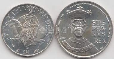 1972. 50Ft Ag + 100Ft Ag "Szt.István" pár T:BU