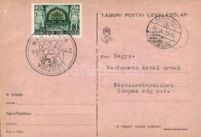 Nem! Nem! Soha! / Hungarian irredenta, map, hand-painted postcard, vissza So. Stpl, s: Kabla (EK)