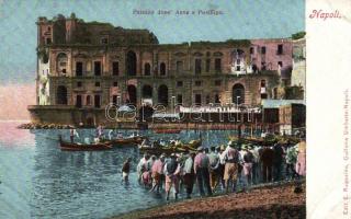 Naples, Napoli; Palazzo donn' Anna a Posillipo