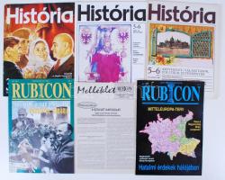 1985-2001 Rubicon és História folyóiratok, 6db