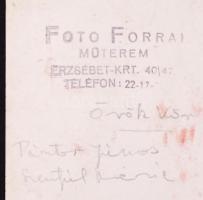 cca 1930-1935 Forrai Fotó: Örök kör. Pásztor János és Szentpál Mária, a Szentpál mozgásművészeti cso...