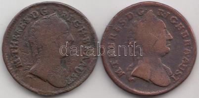 1762K,P 1Kr "Mária Terézia" (2x) T:2-/3