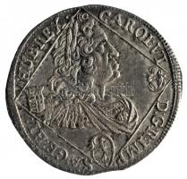 1730NB 1/4 Tallér Ag III. Károly Nagybánya (7.18g) T:1-,2 lapkavég Hungary 1730NB 1/4 Thaler Ag Charles III Baie Mare (7.18g) C:AU,XF planchet edge Huszár 1623., Unger II.: 1194.