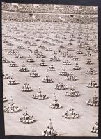 1965 Sportünnepély Csehszlovákiában, 12db, négy nyelvű propagandafotó / 
Mass games in Czechoslovaki...