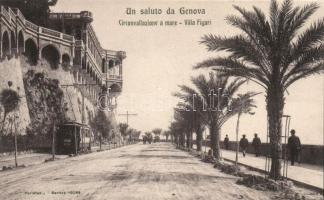 Genova Circonvallazione a Mare, Villa Figari / ring road, villa, tram