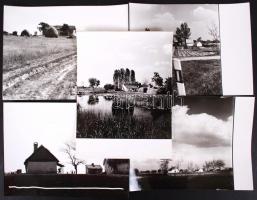 1960-1980 Élet a tanyán, 13db sajtófotó, későbbi nagyítások, 18x24cm