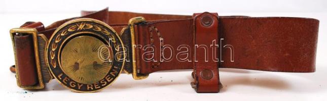 cca 1930 Cserkész bőröv / Boy scout belt