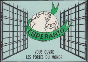 7 db modern eszperantó lap / 7 modern Esperanto postcards