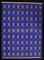 1936-1941 Levélzáró: 1936. évi Budapesti Nemzetközi Vásár, 100 db-os ív
Levélzáró: 1941. évi Budapes...