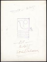 cca 1970-1980 Friedrich Rauch vintage fotója a Füles archívumából (a modell körben fehérrel kifestve...