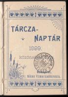 1899 Tárcanaptár naptárszignettával