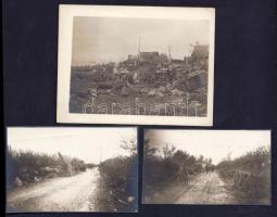 cca 1916 3 db I. világháború fotó az olasz frontról / 3 photos of the Italian front