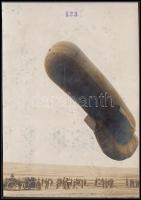 cca 1916 I. világháborús fotó: megfigyelő léghajó / World War I. photo of military zeppelin on the Italian front