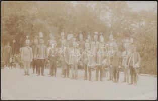 1916 Lovastisztek, huszárok, dragonyosok fotólap
