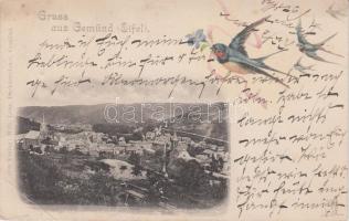 1899 Gemünd (Eifel) birds, litho